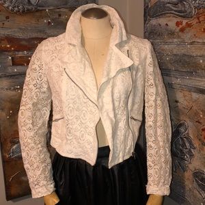 🏷 Lace Biker style Jacket
